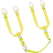 タジマ ヘルメット あご耳紐セット ビニール クリアイエロー HASVCY