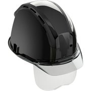 タジマ ヘルメット セフメット(セフ取付溝付ヘルメット) ブラック スモーク シールド付 HSBKCSSB