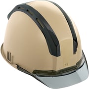 タジマ ヘルメット セフメット(セフ取付溝付ヘルメット) アースブラウン スモーク HSEBCSB