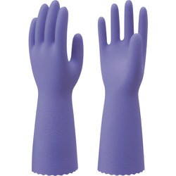 SHOWA 塩化ビニール製化学防護手袋 バイオレット Lサイズ NO133-L