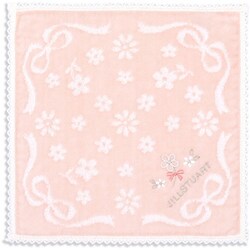 JILLSTUART ミニョン 25cm×25cm ピンク タオルハンカチ 58-1860090