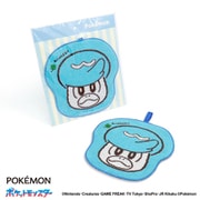 69-0030120 [ポケットモンスター ダイカットフェイス 23cm×23cm ブルー タオルハンカチ クワッス]