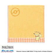 69-0080071 [ポケットモンスター I choose you 25cm×25cm イエロー タオルハンカチ ピカチュウ]