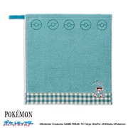 69-0081081 [ポケットモンスター I choose you 34cm×35cm ブルー ループ付ウォッシュタオル ゴンベ]