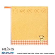 69-0081081 [ポケットモンスター I choose you 34cm×35cm イエロー ループ付ウォッシュタオル ピカチュウ]