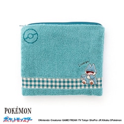 69-0087251 [ポケットモンスター I choose you H24cm×W20cm ブルー ポーチ ゴンベ]