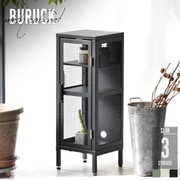 BRLS0328KIKHK [BURUCK スリムメッシュキャビネット 3段 カーキ]