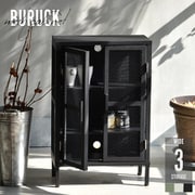 BRLS0330KIBEG [BURUCK ワイドメッシュキャビネット 3段 ベージュ]