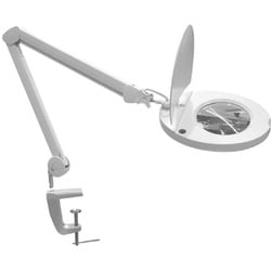 45LEDライト付き クランプ式フレキシブルアームルーペ LECL24CWH