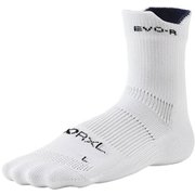 EVO-RL ロング(ラウンド) ユニセックス ランニングウェア ソックス ホワイト(01) Lサイズ(26-28cm) RNS1005