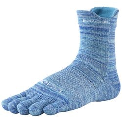 EVO-FL ロング（5本指） ユニセックス ランニングウェア ソックス ブルー（20） Lサイズ（26-28cm） RNS5008