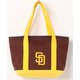 MLB ミニトートバッグ BROWN×YELLOW SD-NMTB03