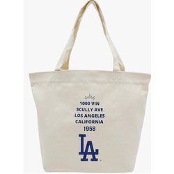 MLBキャンバストートバッグ IVORY LA-SCV-03（E）