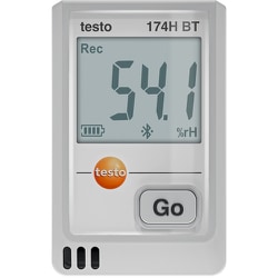 TESTO 温湿度データロガー（Bluetooth） testo 174H BT（白） 0572