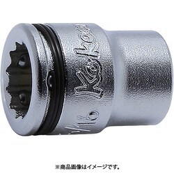 Ko-ken 6.35mm差込 12角ナットグリップソケット 7/16” 2455AS-7/16