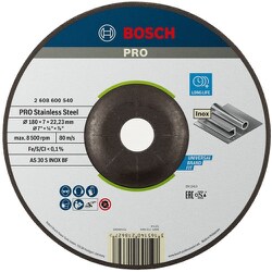 ボッシュ PRO研削砥石 ステンレス用180mm 2608600540