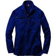 BURTLE 長袖シャツ705-03-5Lネイビー 705-03-5L