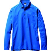 BURTLE 長袖ボタンダウンポロシャツ 715-47-L サーフブルー 715-47-L