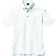 BURTLE 半袖ボタンダウンポロシャツ 717-29-L ホワイト 717-29-L
