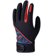 PUMA 合成皮革手袋 ブラックレッド LL CM-6102-BKRD-LL