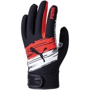 PUMA 人工皮革+シリコングリップ手袋 ブラックレッド LL CM-6501-BKRD-LL