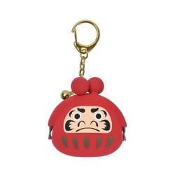 PG-49501 シリコンポーチ POCHI BABY DARUMA レッド