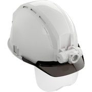タジマ ヘルメット セフメット(セフ取付溝付ヘルメット) ベーシックセット MD ホワイト シールド付 HSWSB2