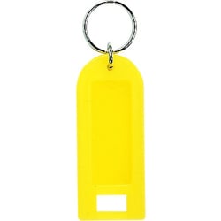 ミズカミ ネームキーホルダー キーホルダー 10本袋入 イエロー KH-YL