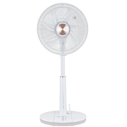 リビング扇風機 DCモーター搭載 フルリモコン式 ホワイト GF-DC325FR-W