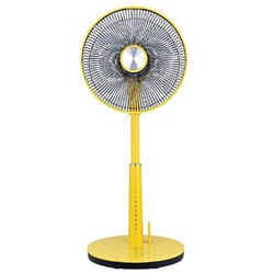 リビング扇風機 DCモーター搭載 フルリモコン式 イエロー GF-DC325FR-Y
