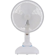 クリップ・卓上 2WAY扇風機 ホワイト KF-195CDX-W