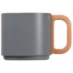 積み重ねられる マグカップ 真空 保温・保冷 350ml グレー HC-749