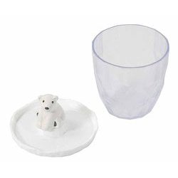 流氷しろくま そうめん 猪口 薬味入 D-6797