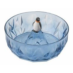 流氷ペンギン そうめん 鉢 外径20.5×高さ7.5c D-6798