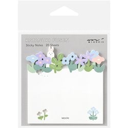 付せん紙 型抜き 花畑柄 19103006