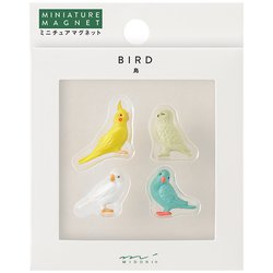 ミニマグネット 4個入 トリ柄B 43423006