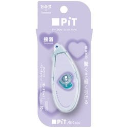限定 テープのり ピットエアーミニ 使い切りタイプ ハート柄 パープル PN-EASG02QEC