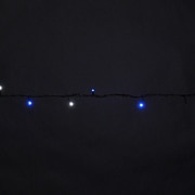 JEFCOM LEDストリングSJX（フォールタイプ）（2.5m白・青） SJX-S05-25WB