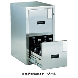 TRUSCO 耐震薬品庫 455X600XH800 2段引出型 SY-2N