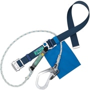 TSUYORON 胴ベルト型墜落制止用器具(ロープタイプ) LSA(三つ打ちロープ) 紺 Mサイズ 幅50MM×長さ1200MM TB-LSA-599-BL2-M-JAN-BP