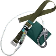 TSUYORON 胴ベルト型墜落制止用器具(ロープタイプ) LSA(三つ打ちロープ) 深緑 Mサイズ 幅50MM×長さ1200MM TB-LSA-599-OD-M-JAN-BP