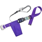 TSUYORON 胴ベルト型墜落制止用器具(巻取タイプ)ロック機構なし リトライト 紫 Mサイズ 幅50MM×長さ1200MM TB-RL-593K-P-M-JAN-BP