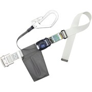 TSUYORON 胴ベルト型墜落制止用器具(巻取タイプ)ロック機構なし リトライト 白 Lサイズ 幅50MM×長さ1400MM TB-RL-593-W-L-JAN-BP