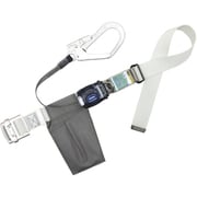 TSUYORON 胴ベルト型墜落制止用器具(巻取タイプ)ロック機構なし リトライト 白 Mサイズ 幅50MM×長さ1200MM TB-RL-593-W-M-JAN-BP