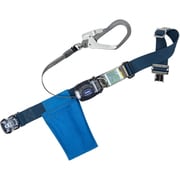 TSUYORON 胴ベルト型墜落制止用器具(巻取タイプ)ロック機構なし リトライト 紺 Mサイズ 幅50MM×長さ1200MM ワンタッチバックル仕様 TB-RL-OT593K-BL2-M-JAN-BP