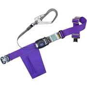 TSUYORON 胴ベルト型墜落制止用器具(巻取タイプ)ロック機構なし リトライト 紫 Mサイズ 幅50MM×長さ1200MM ワンタッチバックル仕様 TB-RL-OT593K-P-M-JAN-BP