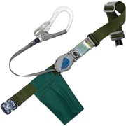 TSUYORON 胴ベルト型墜落制止用器具(巻取タイプ)ロック機構付き 2WAYリトラ 深緑 Mサイズ 幅50MM×長さ1200MM ワンタッチバックル仕様 TB-TRN-OT599-OD-M-JAN-BP