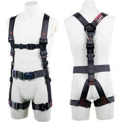 TSUYORON 飛燕ハーネス ハーネス本体のみ 胴ベルト付き（ワンタッチバックル） ダークグレー LLサイズ TH-506-OT-DG-SOTN-LL-JAN-BX