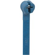 TY-Rap 結束バンド 高性能ケーブルタイ(結束バンド) 金属検知器対応ポリプロピレングレード(明青色)(小袋) 幅4.6×長さ181mm 100本入り TY525M-PDT