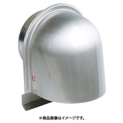 ミズカミ ガラリ ワールドステンレスD型フード付ガラリ 防火ダンパー付き ヘアーライン 100 WDFDT-100